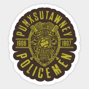 Punxsutawney Policemen Sticker